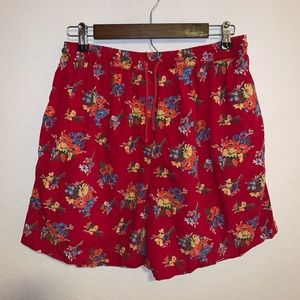 Krazy Kat Floral swim trunks